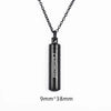 Cylinder Ashes Urn Pendant Charm Stainless Steel Cremation Memorial Necklace Jewelry 3 Colors - Image 8