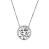 Crystals from Austria Mini Round Beads Pendant Necklace Silver Color Choker for Women Girls Party Daily Jewelry 8MM - Image 21
