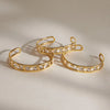 Gold Pvd Plated Round Heart Star Moon Open Bracelet For Women Stainless Steel Cuff Bangle Jewelry - Image 6