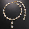 Stonefans Crystal Back Chain Necklace Wedding Accessories Nightclub Jewelry Bling Lady Body Chain for Women Wholesale