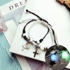 Two-Piece Beaded Bracelet Set with Star and Character Charms - Image 9