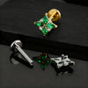 Titanium Marquise Flower Helix Stud 16G Four-Petal CZ Floral Cartilage Tragus Conch Ear Piercing Jewelry - Image 3