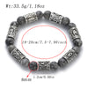 Norse Viking Runes Stone Bracelet for Men 8Mm Lava Obsidian Turquoises Beads Charm Bangles Lucky Amulet Jewelry Gift - Image 17