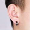 Rock Punk Stainless Steel Black Dangle Pendant Punk Minimalist Hanging Woman's Drop Earring for Man Piercing Ear Jewelry - Image 2