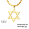 Classic Star of David Pendant Necklace for Men Women Stainless Steel Geometric Hexagon Amulet Casual Jewelry Party Gift - Image 7