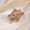 Cute Women Kids Turtle Transparent Rhinestone Brooches Pins Classic Shiny Boutique Decoration Animal Badges Corsage - Image 4