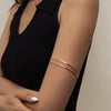 Punk Armlet Adjustable Upper Arm Cuff Minimalist Bangle Armband Arm Bracelet Jewelry Gift - Image 1