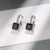 Silver Color Square Zircon Earrings for Women Girl Simple Korean Silver Needle Ear Buckles Earring Jewelry - Image 10