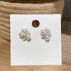Elegant Romantic Unique Flower Pearl Stud Earrings For Woman Korean Jewelry Party Girl's Lady Temperament Accessories - Image 7