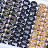 10pcs/lot Simple Stainless Steel Ring For Men Women Beautiful Punk Jewelry Vintage Birthday Party Gifts - Image 31