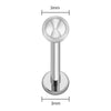 18G/16G Titanium Ball Threadless Push Pin Labret Stud Earring Nose Tragus Cartilage Conch Helix Piercing - Image 10
