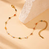 316L Stainless Steel Colored Beads Anklets For Girl Zircon Footsie Chain Jewelry Gift - Image 4