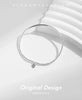 MODIAN 925 Sterling Silver Elastic Adjustable Simple Beads Bracelets Charm Hearts Stackable Fine Jewelry For Women Female Gifts