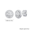 Hip Hop Broken Zircon Stud Earrings for Men Boys, Round Small Metal Earrings,Rock Punk Jewelry Gifts - Image 7