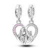 Charms Beads Silver Tree of Life Peach Heart Sweet Love Charms Fit Pendants Bracelets Necklaces Women Jewelry Gift - Image 12