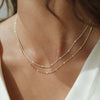 Box Chain Necklace Smooth Stainless Steel Choker Necklace Friendship 2MM Gold Color Women Gift Jewelry - Image 3