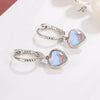 Moonstone Pearl Pendant Hoop Earrings For Women Jewelry Niche Girls Gifts Party Earring - Image 3