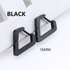 1 Pair Punk Stainless Steel Triangle Earrings Women Men Ear Piercing Geometric Stud Earrings Push-Back Clip Unisex Party Jewelry - Image 20