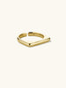 Dplaopa Silver Zircon CZ Irregular Open Adjustable Ring Party Women Casual Jewelry Gift - Image 2