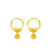 Gold Color Shiny Simple Transport Beads Earring Jewelry for Women Bride Jewelry Birthday Wedding Gifts - Image 5