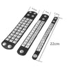 Black Leather Goth Square Washer Rivet Bracelet Cuff Wristband Gothic Punk Bracelets For Armbands Men Women - Image 6