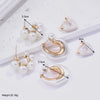 3 Pcs Delicate Imitation Pearl Heart Design Hoop Earrings Vintage Elegant Style Female Dating Earrings Set Jewelry Gifts - Image 6