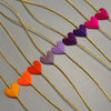 Bohemia Heart Shaped Love Lucky Rainbow Braided Bracelet Simple Ladies Thread Handmade Jewelry Gift - Image 3