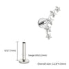Titanium Starburst Climber Helix Stud Earring 16G Celestial Star Cartilage Earlobe Piercing Jewelry - Image 16