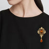 Unique Design Pendant Crystal Brooch Banquet Jewelry Unisex Brooch Clothing Accessories Delicate Sparkling Gifts - Image 3