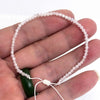 Faceted Gemstones 2-3mm Beads Hand Woven Adjustable Bracelet Crystal Quartz Agate Choker Men Female Jewelry Party Gift - Image 4