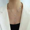 Stainless Steel Chain Necklace with Long Tassel Details - Image 59