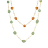 Boho Necklace Beach Irregular Stone Necklaces for Women Stainless Steel Imitation Pearl Jade Necklace Jewelry Gift - Image 4