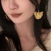 Ventfille Silver Gold Leaf Earrings For Women Earring Jewelry Prevent Allergy Party Gift - Image 4