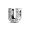 Classics 925Silver Shiny Zircon English Alphabet Beads Pendant Charms Fit Bracelet Jewelry Women Gift - Image 17