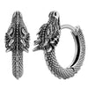 Male Dragon Hoop Earrings Hip Hop Style Punk Party Accessories Unisex Daily Wearable Personality Jewelry Drop Ship - Image 3