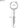 Zemo 1 PC Punk Stainless Steel Clip-on Earrings Long Tassel Pendant Earring Taper Cross Feather No-Pierced Fake Piercing 12/14MM - Image 19