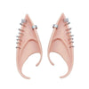 1pair Cute Latex Elf Ears with Earring Non-pierced False Ears Cross Women Earrings Ear Cuff Jewelry Role Play - Image 7