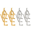 Unique Design Imitation Letters Love Geometric Pendant Earrings Jewelry Ladies Metal Simple Personality Jewelry Gifts - Image 4