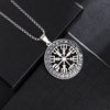Retro Celtic Knot Pattern Disc Cross Pendant Necklace for Men Gothic Punk Street Jewelry Gift - Image 36