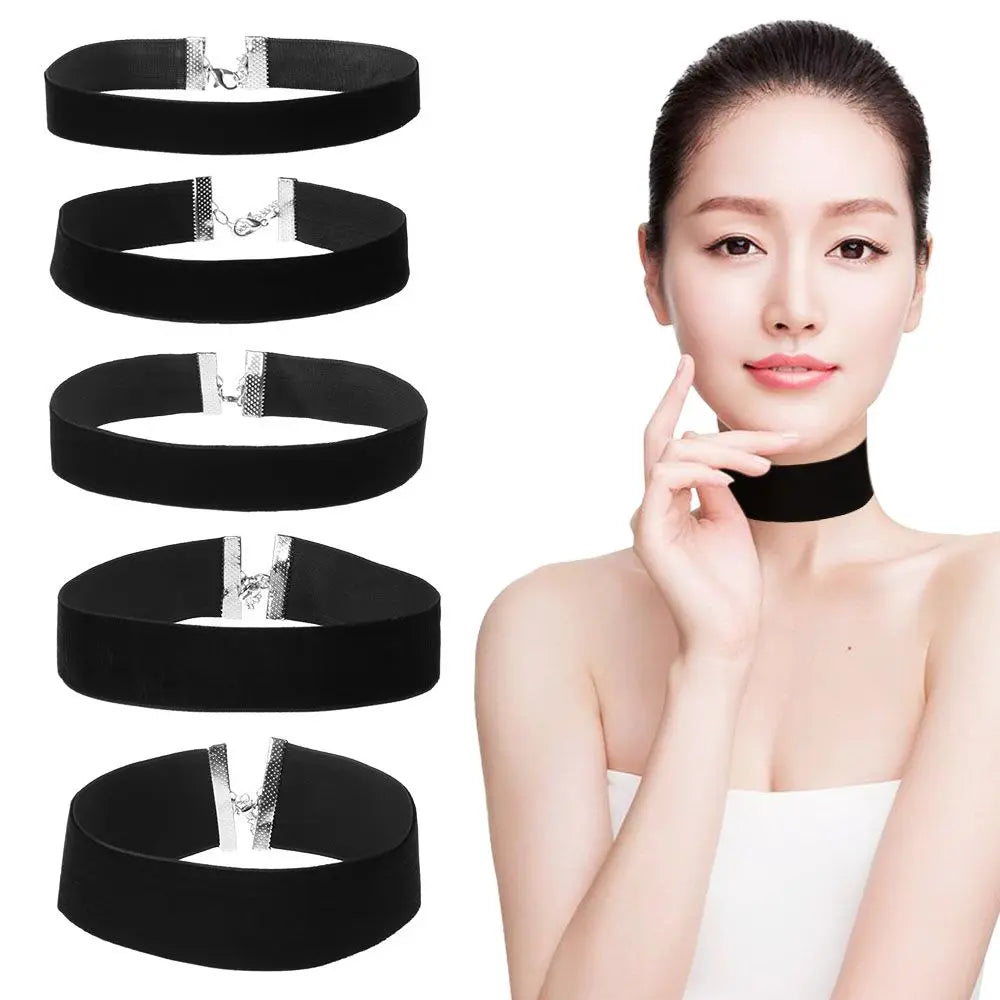 1PC Velvet Choker Black Necklace Bracelet Ribbon 90s Retro Vintage Gothic Adjustable Pendant Women Statement Jewelry - Image 1