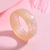 Korean Colorful Transparent Resin Acrylic Rings Set for Women Geometric Thin Round Ring Wedding Jewelry - Image 9