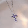 Colorful Sacred Cross Pendant Necklace Gives Women A Sense of Light and Niche Design - Image 5