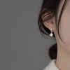 1Pair Simple Cute Daisy Flower Pendant Stud Earrings For Women Sweet Earrings Wedding Party Jewelry Gift - Image 2