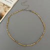 Colorful Glass Bead Choker Necklace with Irregular Shapes - Image 8