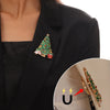 Magnetic Brooch Charm Enamel Jewelry Christmas Tree Santa Claus Reindeer Snowman Snowflake Brooches for Women Friend - Image 6
