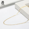 Orsa Jewels Gold Silver 1.8mm Paperclip Neck Chain Link Chain Necklaces for Women Dainty Jewelry - Image 3