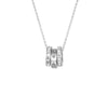 Three-Circle Pendant Necklace with Stone Accents in Multiple Finishes - Image 9