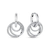 Heart and Hoop Earrings with Cubic Zirconia in Many Styles - Image 37