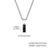 Men's Geometric Pendant Necklace with Stainless Steel Chain - Image 13