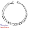 Stainless Steel Couple Men/Woman Bracelets Curb Cuban Link Chains On Hand Rock Bracelet Wrist Jewelry Gifts - Image 26
